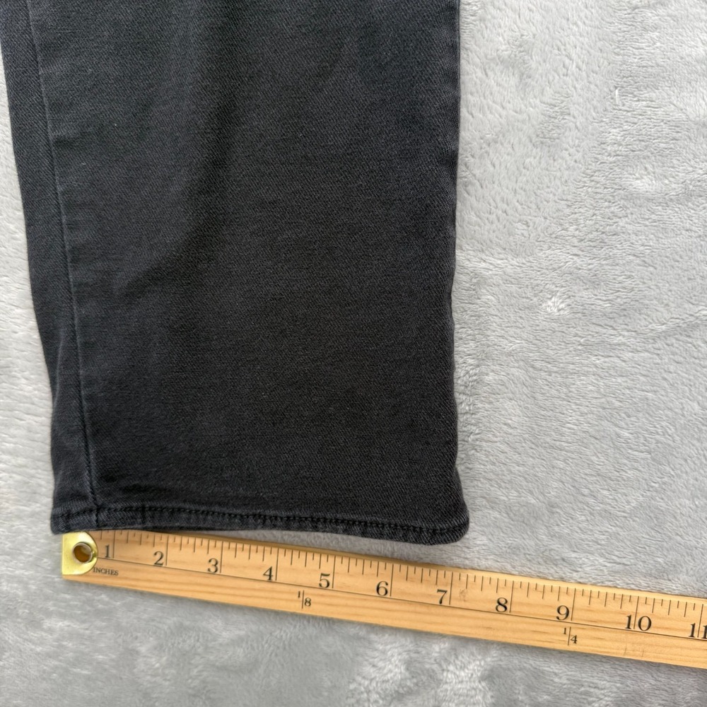 Linksoul Jeans Mens 34 Black Stretch Straight Leg Pants Golf Casual Chill - Picture 5 of 12